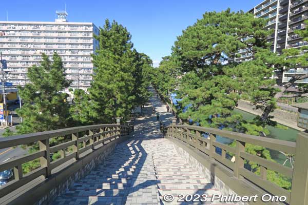 Hyakutai Bridge.
Keywords: Saitama Soka-Matsubara pine trees Oku-no-Hosomichi