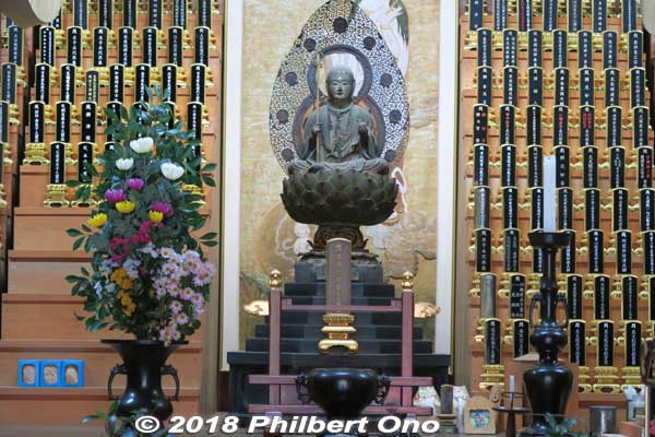 Inside the Jizo-do Hall built in 1997. 地蔵堂
Keywords: shiga aisho koto sanzan kongorinji temple