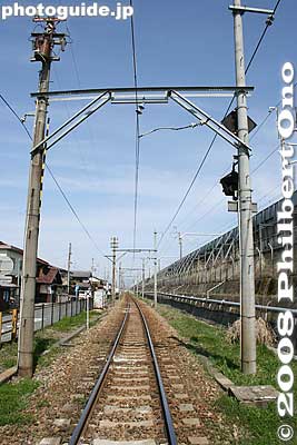 Ohmi Railway track
Keywords: shiga aisho-cho echigawa-juku train tracks ohmi railways