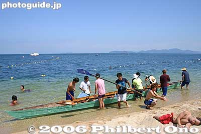 The green boat. 近江舞子上陸
Keywords: shiga lake biwako shuko rowing around