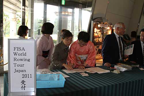 June 4, 2011 (Day 1) started with a reception at LaForet Hotel in Moriyama, Shiga Prefecture.
