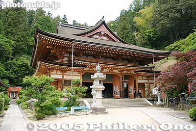Benzaiten-do Hall, the main worship hall of Hogonji temple. 
Keywords: Shiga nagahama Lake Biwa Chikubushima biwa-cho Hogonji japantemple
