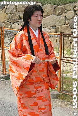 Nohime, wife of Oda Nobunaga. 農姫
Keywords: shiga azuchi-cho nobunaga festival matsuri kimonobijin