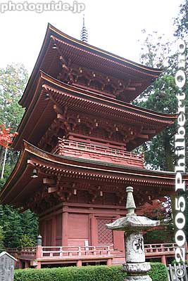 Keywords: shiga prefecture omi-hachiman chomeiji temple saigoku pilgrimage pagoda