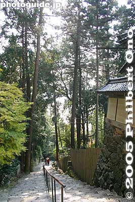 Stairs back down
Keywords: shiga prefecture omi-hachiman chomeiji temple saigoku pilgrimage