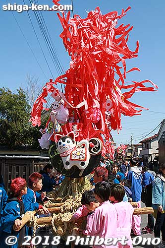 Sanwakai children's float. 参和会
Keywords: shiga omi-hachiman sagicho matsuri festival float 2018 dog