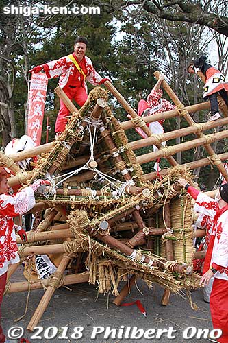 Keywords: shiga omihachiman sagicho matsuri festival float 2018 dog