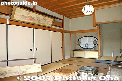 Main guest room
Keywords: shiga higashiomi gokasho omi ohmi shonin merchant home house alcove tokonoma