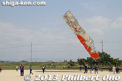 This is the last flight of several that day.
Keywords: shiga higashiomi odako matsuri giant kite festival notogawa