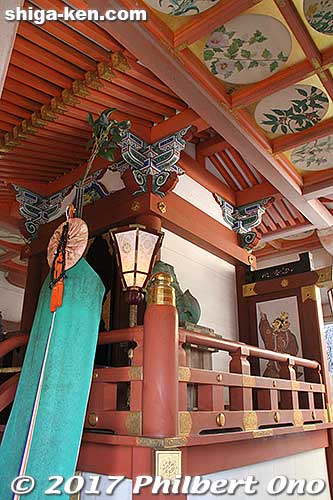 Inside Ichigansha Shrine 一願社 (一願成就社). 
Keywords: shiga higashiomi tarobogu aga shrine