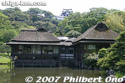 Keywords: shiga hikone castle genkyuen japanese garden tea house