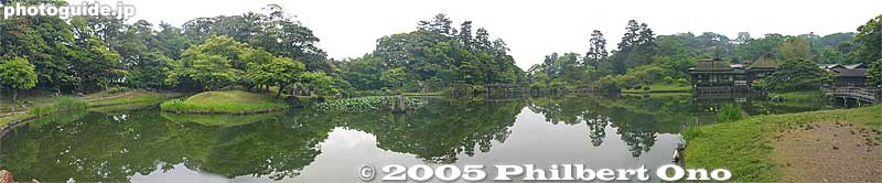 The garden served as the location of one scene in the TV mini-series "Shogun."
Keywords: shiga hikone castle genkyuen japanese garden tea house