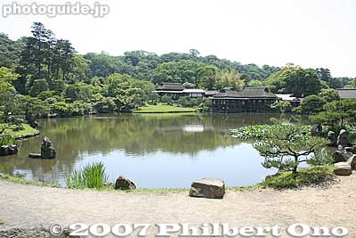 Keywords: shiga hikone castle genkyuen japanese garden