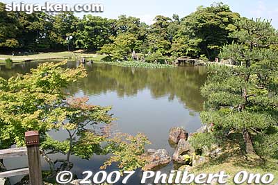 Keywords: shiga hikone castle genkyuen japanese garden