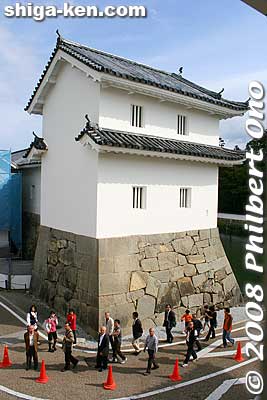 View of the other side of the rebuilt Ninomaru-Sawaguchi Tamon Yagura Turret (now a museum).
Keywords: shiga hikone castle