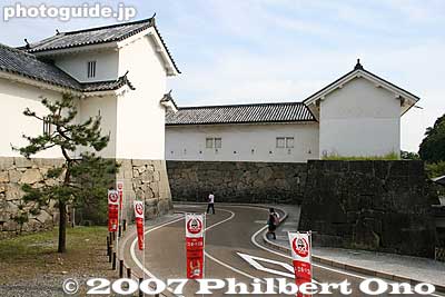 Behind the Ninomaru-Sawaguchi Tamon Yagura Turret.
Keywords: shiga hikone castle