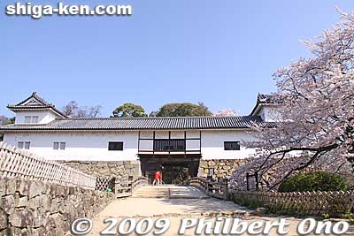Tenbin Yagura turret in spring. This is also one location where the film Idai Naru, Shurararabon (偉大なる、しゅららぼん The Great Shu Ra Ra Boom) was filmed.
Keywords: shiga hikone castle sakura cherry blossoms