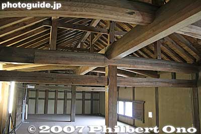 Inside Nishinomaru Sanju-yagura turret.
Keywords: shiga hikone castle