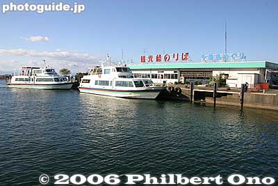 Hikone Port for boats going to Chikubushima and Takeshima islands 彦根港
Keywords: shiga prefecture hikone port