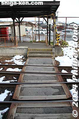 Keywords: shiga hikoneguchi station ohmi railways train