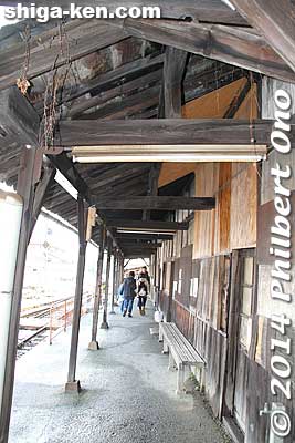 Keywords: shiga hikoneguchi station ohmi railways train