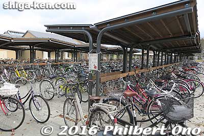 Los of bicycles.
Keywords: shiga hikone university of prefecture