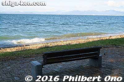 Lake Biwa shore in Hassaka.
Keywords: shiga hikone hassaka