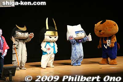 Shiga's mascot characters
Keywords: shiga hikone yuru-kyara mascot character festival shigamascot