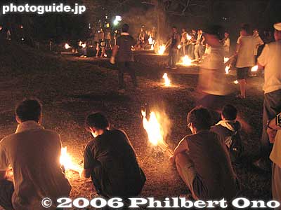 Hibarino park. [url=http://goo.gl/maps/3cHvF]Map[/url]
Keywords: japan shiga hino-cho fire festival hifuri matsuri