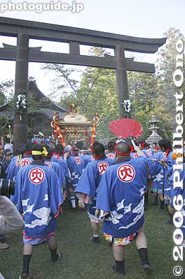 Keywords: shiga hino-cho matsuri festival float