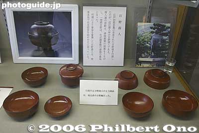 Lacquerware sold by Hino merchants
近江日野商人館
Keywords: shiga hino-cho omi merchants