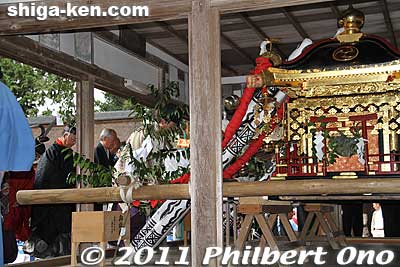 Shinto ceremony. 宮立ち
Keywords: shiga koka aburahi matsuri shrine 