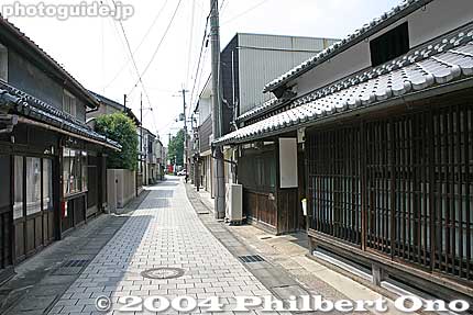 Old Tokaido Road in Minakuchi
Keywords: shiga koka minakuchi-juku tokaido road post town 