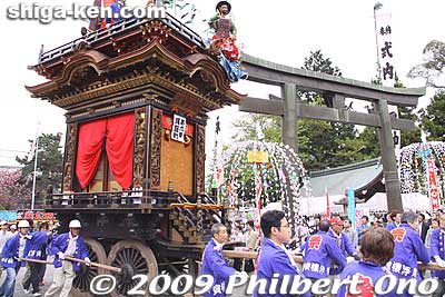 Keywords: shiga koka minakuchi hikiyama matsuri festival floats 