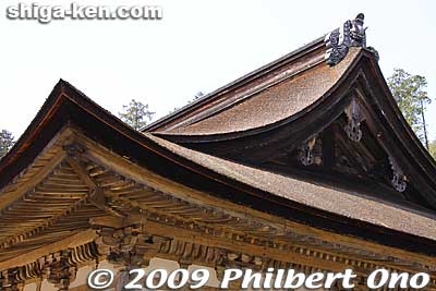 Very graceful roof lines.
Keywords: shiga konan zensuiji tendai buddhist temple national treasure 