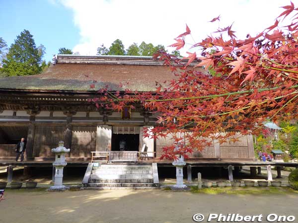 Zensuiji Hondo main worship hall
Keywords: shiga konan zensuiji tendai buddhist temple national treasure autumn fall leaves