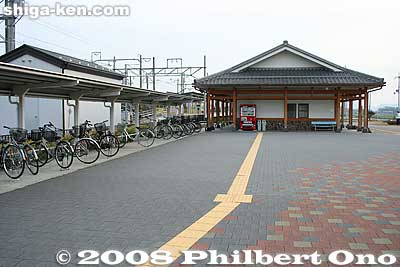 Ohmi Railways Amago Station side view
Keywords: shiga kora-cho town amago train station ohmi railways