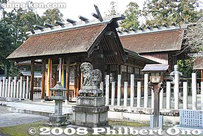 Kora Shrine Honden Hall
Keywords: shiga kora-cho town amago kora shrine shinto jinja