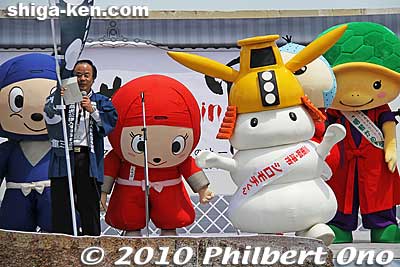 Each mascot was introduced in detail by its handler.
Keywords: shiga kora-cho takatora summit festival 
