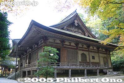 Hyakusaiji's Main temple hall (hondo). Important Cultural Property.
Keywords: shiga higashiomi hyakusaiji temple kotosanzan