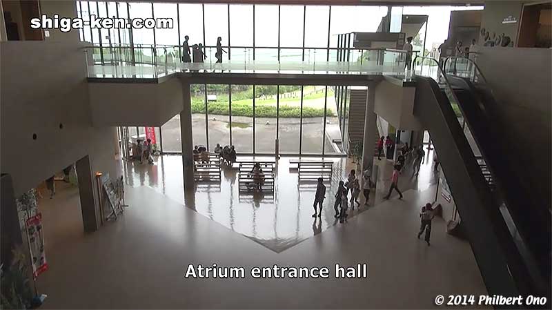Entrance hall atrium
Keywords: shiga kusatsu karasuma peninsula lake biwa museum