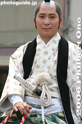 Professional actor from the Toei Eiga-mura movie village.
東映太秦映画村の役者
Keywords: shiga kusatsu shukuba matsuri festival