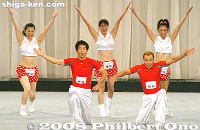 Aerobics team from Tokushima.
Keywords: shiga maibara sports recreation 2008 spo-rec aerobics tournament competition women girls athletes
