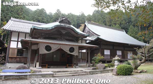 Jobodai-in temple in its heyday around 1665, it had 64 affiliate temples (末寺) and 109 priests. Oda Nobunaga and Tokugawa Ieysau even donated land to the temple.
Keywords: shiga maibara kashiwabara-juku nakasendo shukuba