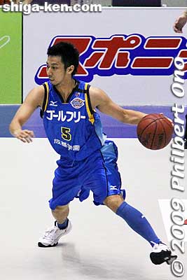 Ogawa Shinya, local boy from Nagahama.
Keywords: shiga maibara lakestars basketball game bj-league 