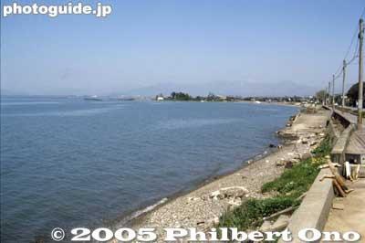 Lake Biwa shore
Keywords: shiga maibara lake biwa