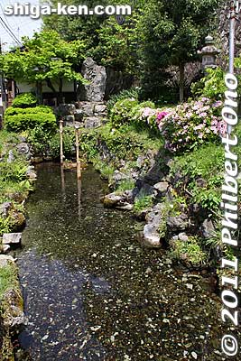 Isame no Shimizu is the natural spring which is the source of Jizogawa River. The name "Samegai" also comes from this spring. 居醒の清水
Keywords: shiga maibara samegai-juku stage post town nakasendo road shukuba