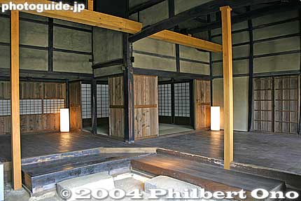 Inside the former toiya-ba.
Keywords: shiga maibara samegai stage post town nakasendo road station shukuba