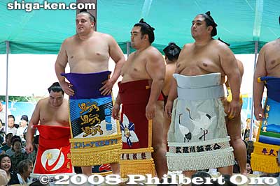 Baruto
Keywords: shiga maibara sumo exhibition tournament wrestlers rikishi ozumo maibarasumo