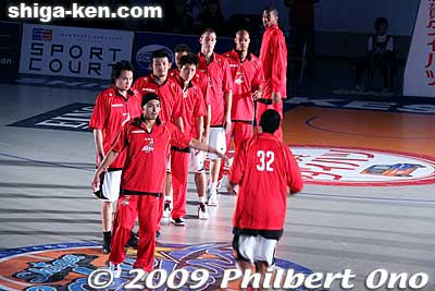Introduction of Osaka Evessa players.
Keywords: shiga moriyama lakestars pro basketball game bj-league Osaka Evessa